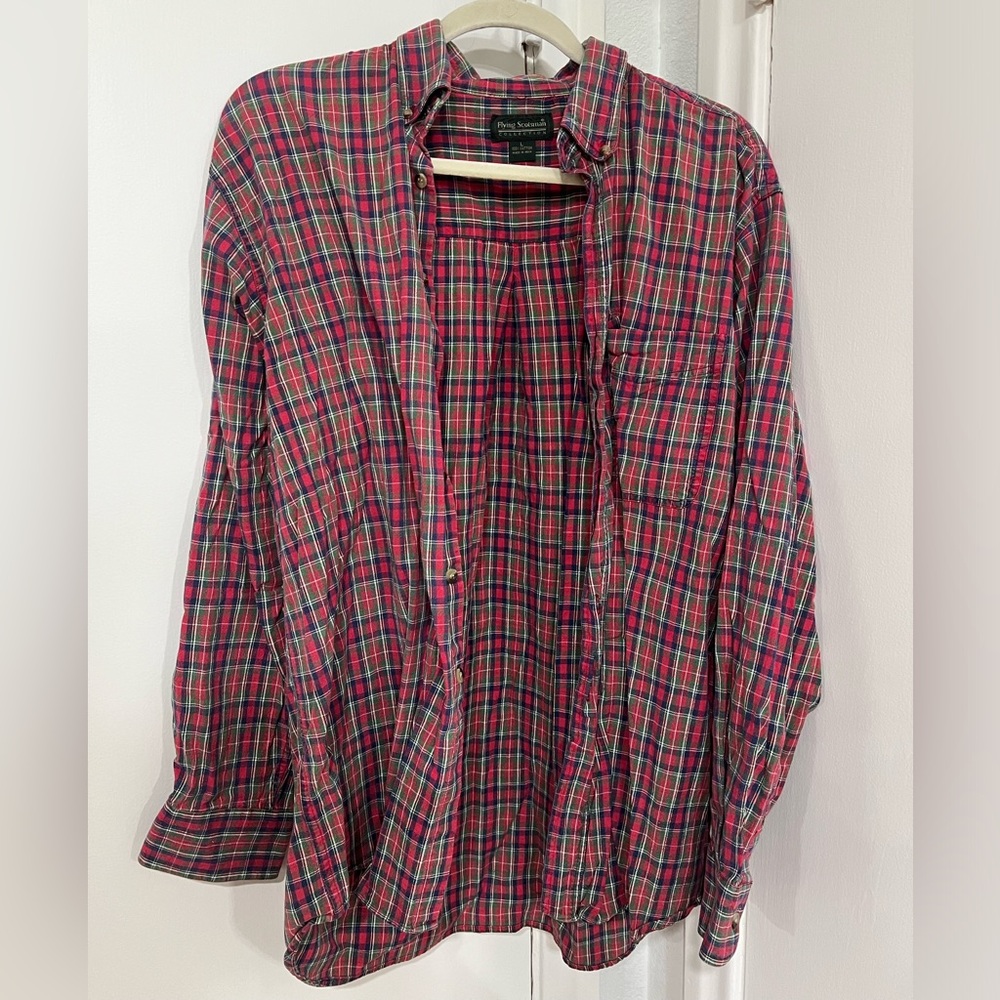 Flying Scotsman Plaid Button Down